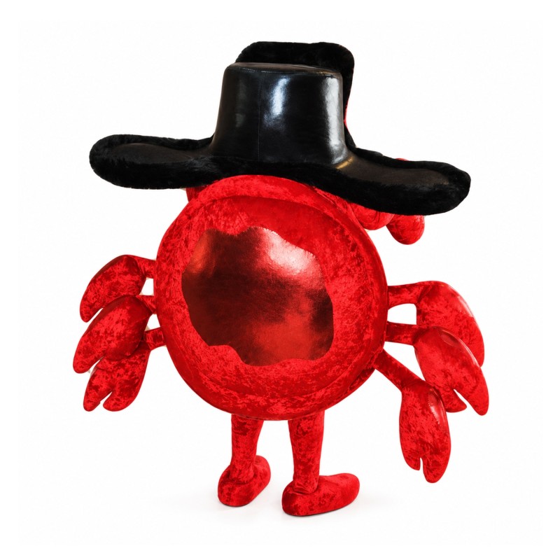 Happy Lightweight Crab Mascot Costume