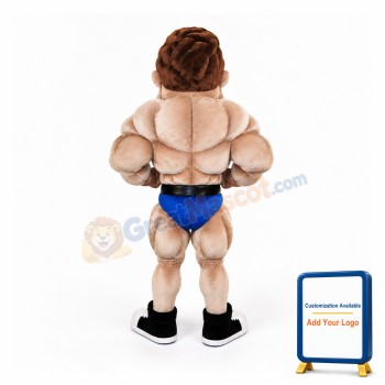 Bodybuilder Mascot Costume
