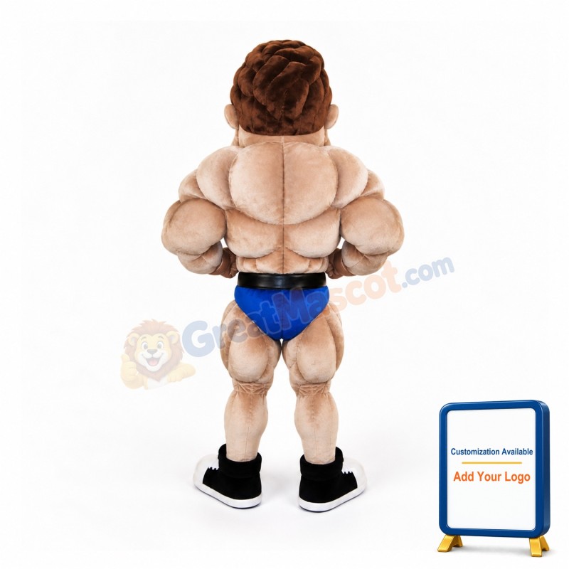 Bodybuilder Mascot Costume