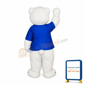 Little Cute Polar bear Mascot Costume