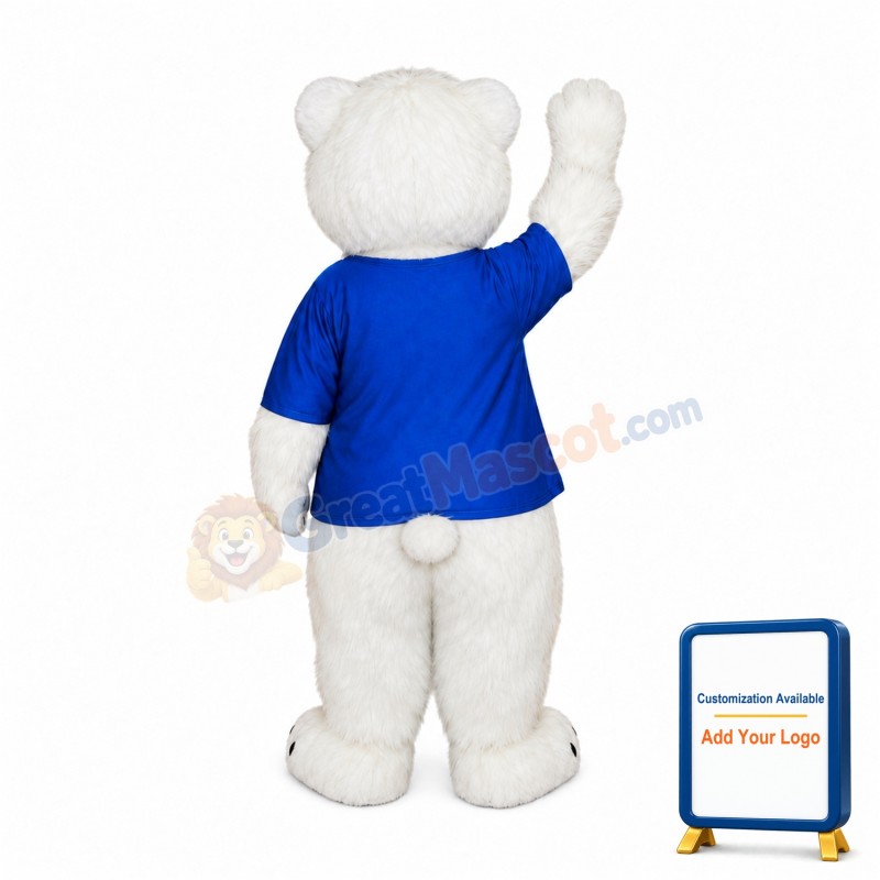 Little Cute Polar bear Mascot Costume