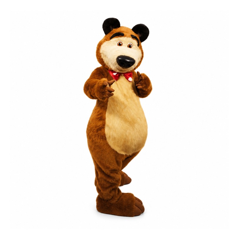 Super Cute Furry Bear Mascot Costume
