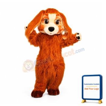 Super Cute Furry Dog Mascot Costume