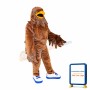 Fierce Brown Eagle Mascot Costume