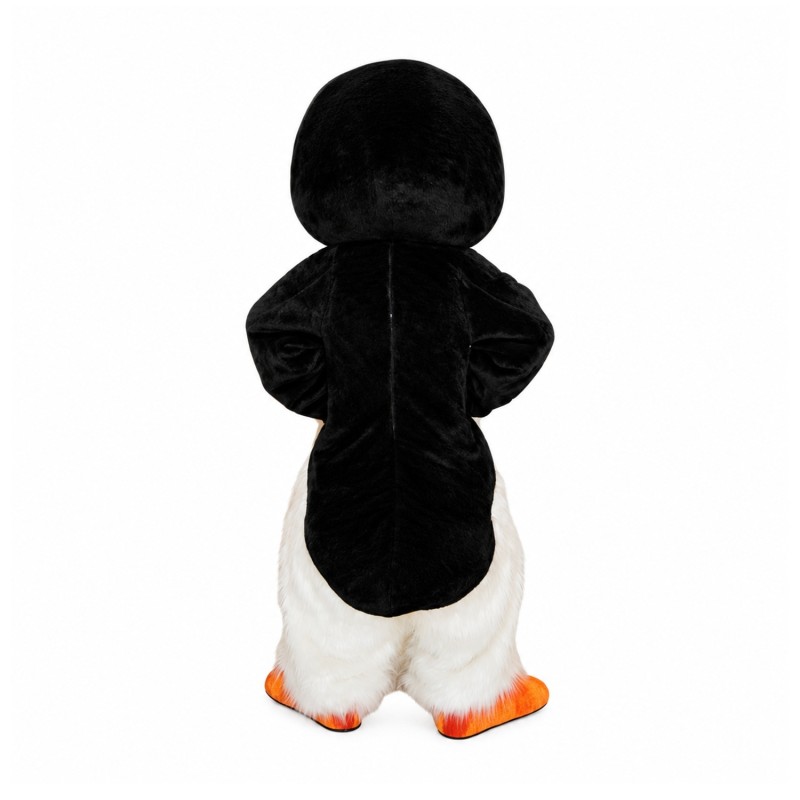 Cute Furry Penguin Mascot Costume
