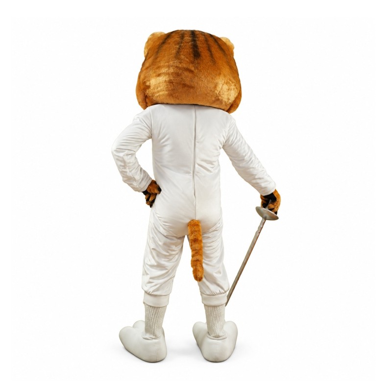 Fencer Cat Mascot Costume