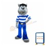 Best Quality Grey Wolf Mascot Costume