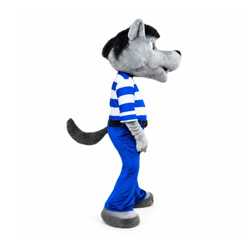Grey Wolf Mascot Costume