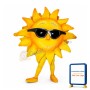 Sun Mascot Costume