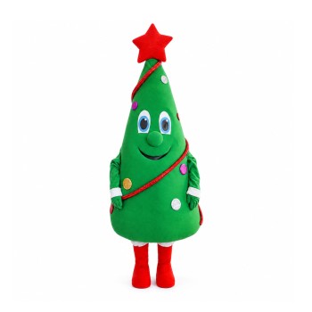 Happy Lightweight Christmas Tree Mascot Costume