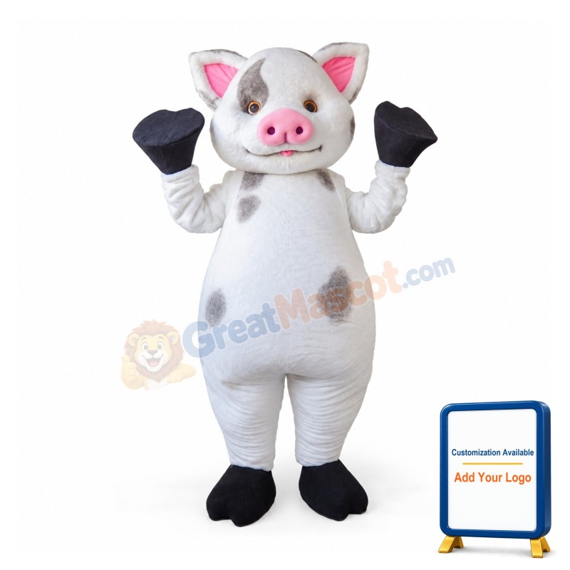 Super Cute Pig Mascot Costume