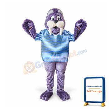 Happy Walrus Mascot Costume
