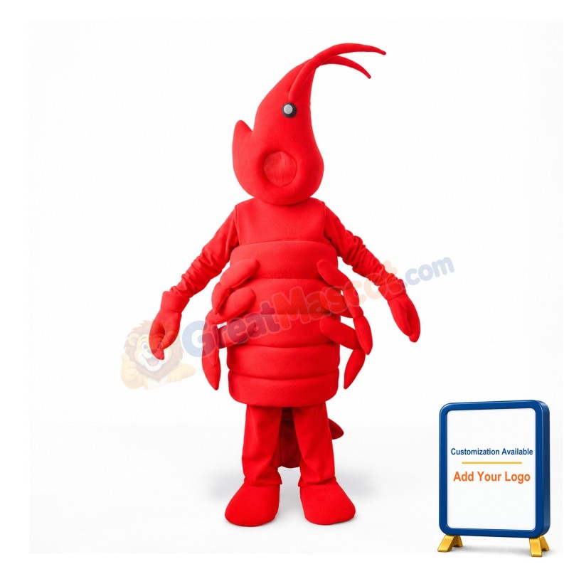 Shrimp Mascot Costume