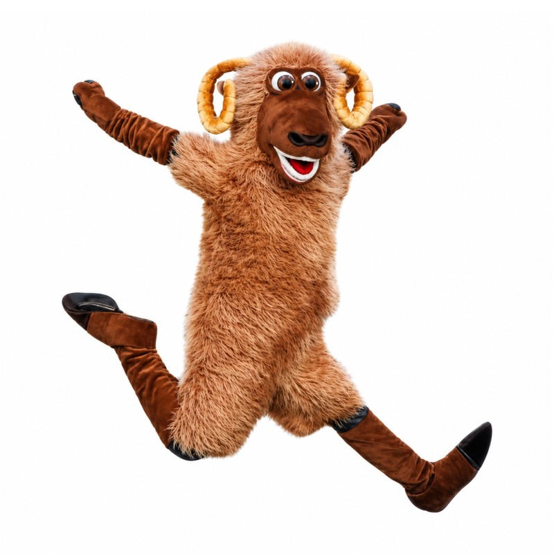 Happy Lightweight Sheep Mascot Costume