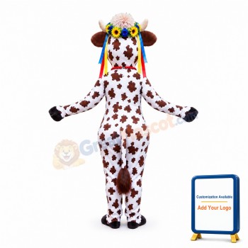 Beautiful Lightweight Cow Mascot Costume