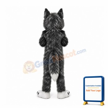 Super Cute Wolf Mascot Costume