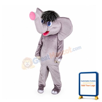 Lightweight Elephant Mascot Costume