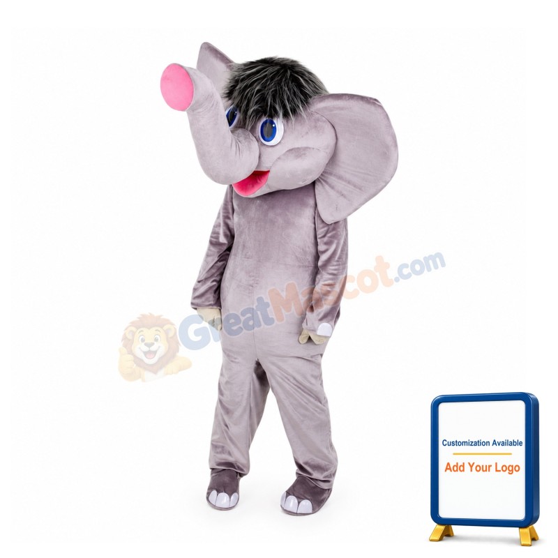 Lightweight Elephant Mascot Costume