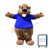Lightweight Beaver Mascot Costume