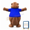 Lightweight Beaver Mascot Costume