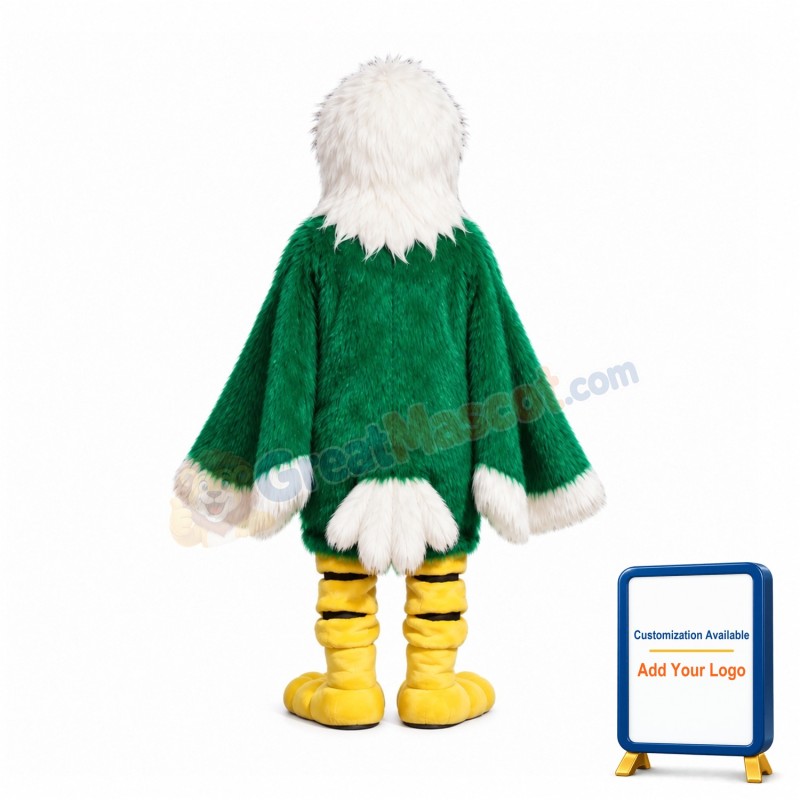 Green Eagle Mascot Costume