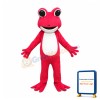 Red Lightweight Frog Mascot Costume