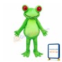 Smiling Lightweight Frog Mascot Costume