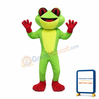 Red Eye Frog Mascot Costume
