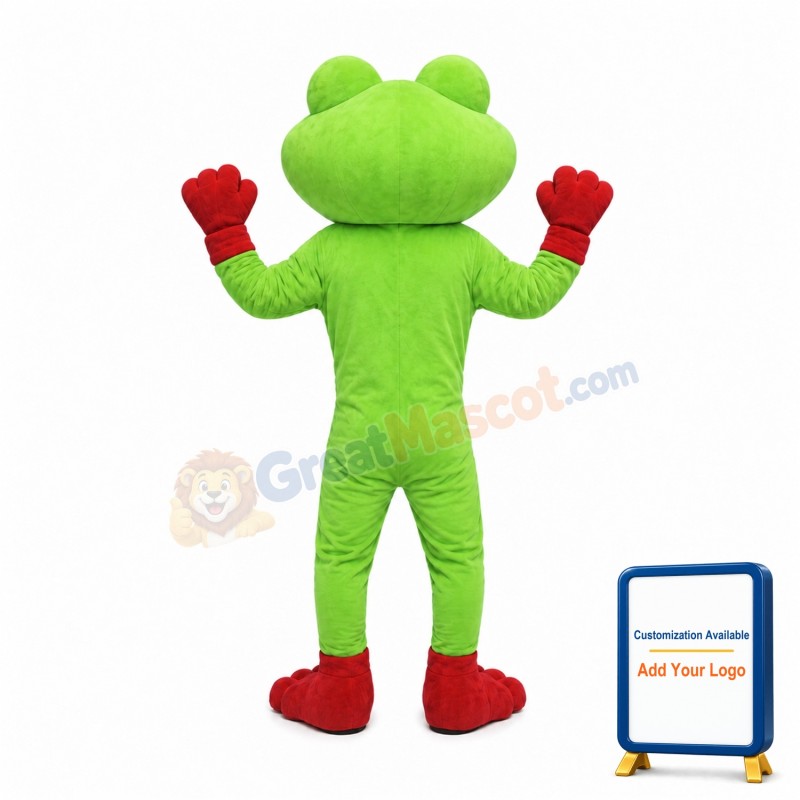 Red Eye Frog Mascot Costume