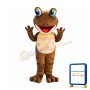 Brown Lightweight Frog Mascot Costume