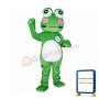Cute Green Lightweight Frog Mascot Costume