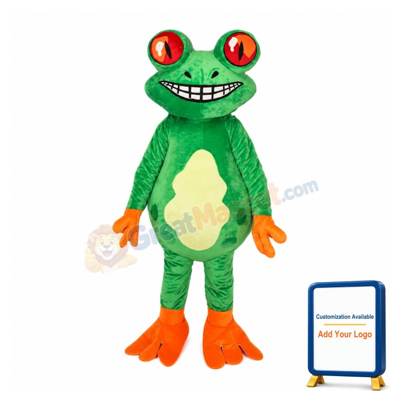 Red Eye Frog Mascot Costume