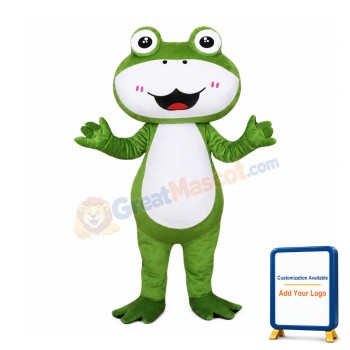 Cute Animal Frog Mascot Costume