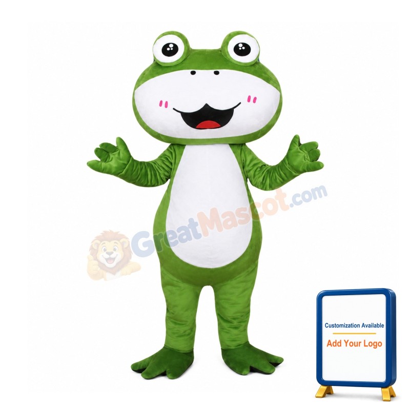 Cute Animal Frog Mascot Costume