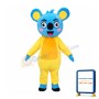 Happy Blue Koala Mascot Costume