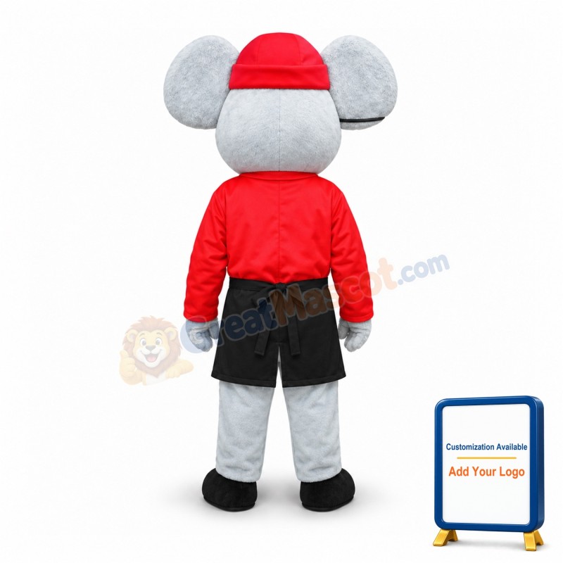 Red Coat Koala Mascot Costume