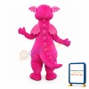 Pink Dragon Mascot Costume