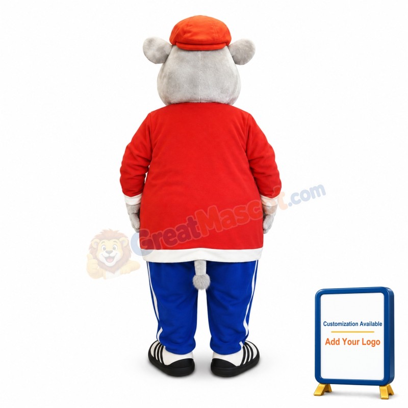 Hippo Mascot Costume