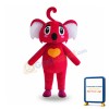Red Koala Mascot Costume