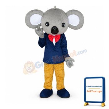 Cheap Gentleman Koala Mascot Costume