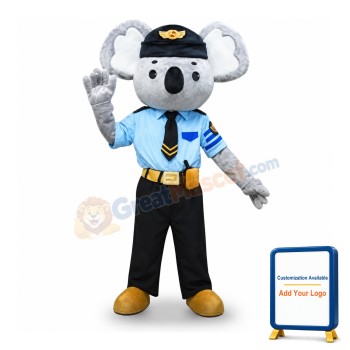 Police Koala Mascot Costume