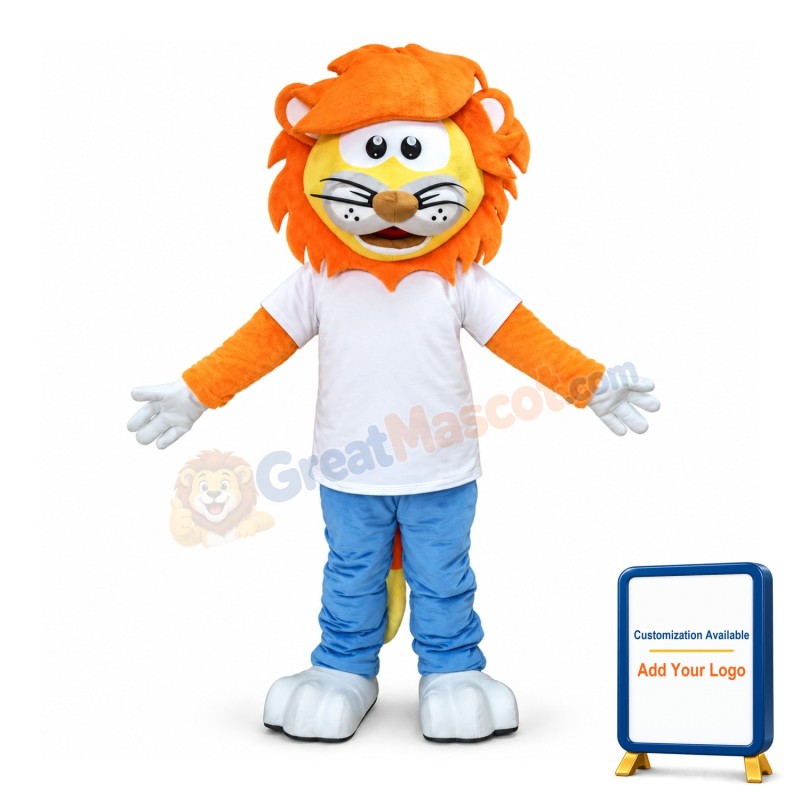 Professional Plush Lion Mascot Costume