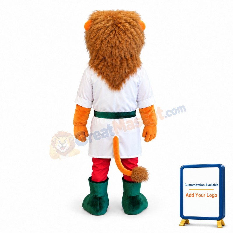 Sport Lightweight Animal Lion Mascot Costume