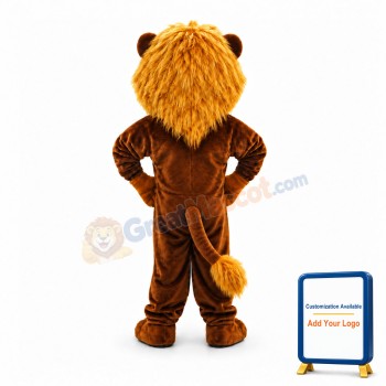 Happy Power Lion Mascot Costume