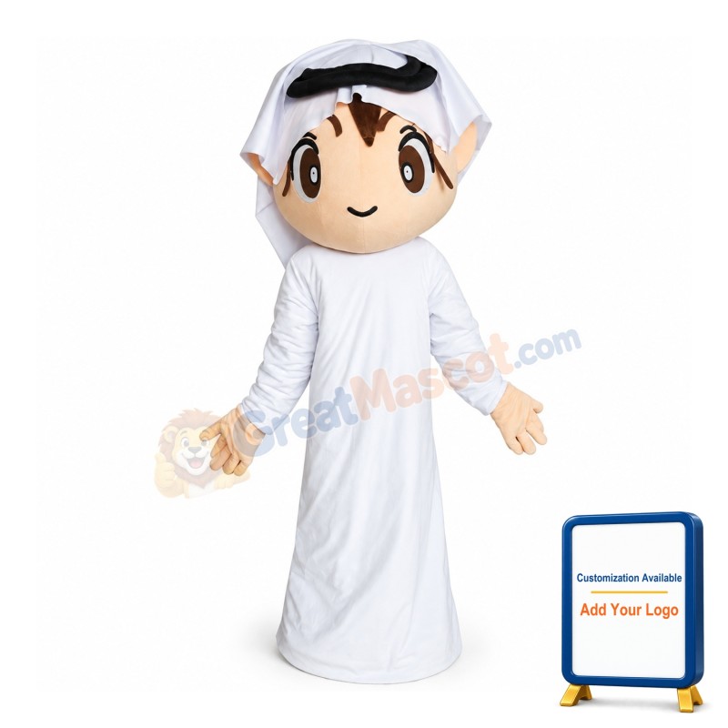 Arab Boy Mascot Costume
