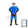 Blue Superman Mascot Costume