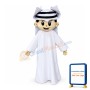 Arab Boy Mascot Costume
