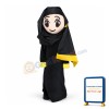 Black Clothes Arab Girl Mascot Costume