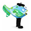 Cute Blue Fish Mascot Costume