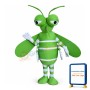 Green Mosquito Mascot Costume